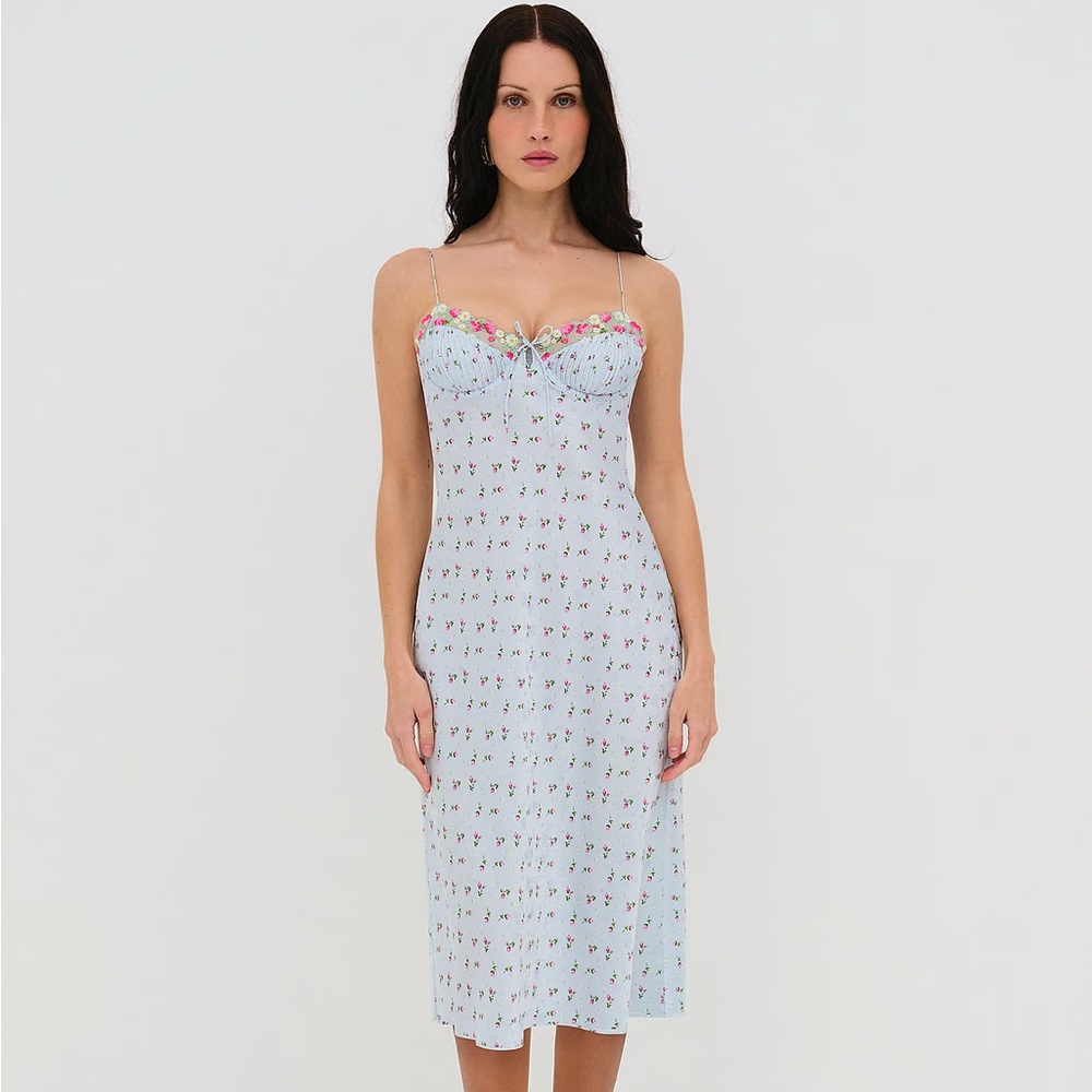 FOR LOVE & LEMONS
Aurelia Midi Slip Dress